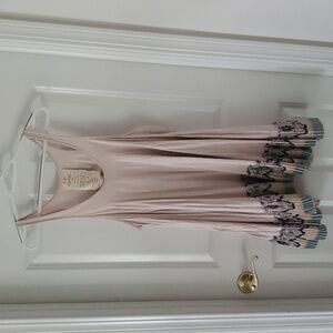 Free People One Pink Multicolor Tunic/ Dress Size Small.